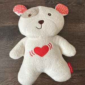 Fisher Price Snugapuppy Calming Vibrations Soother Musical Puppy Dog Tested.